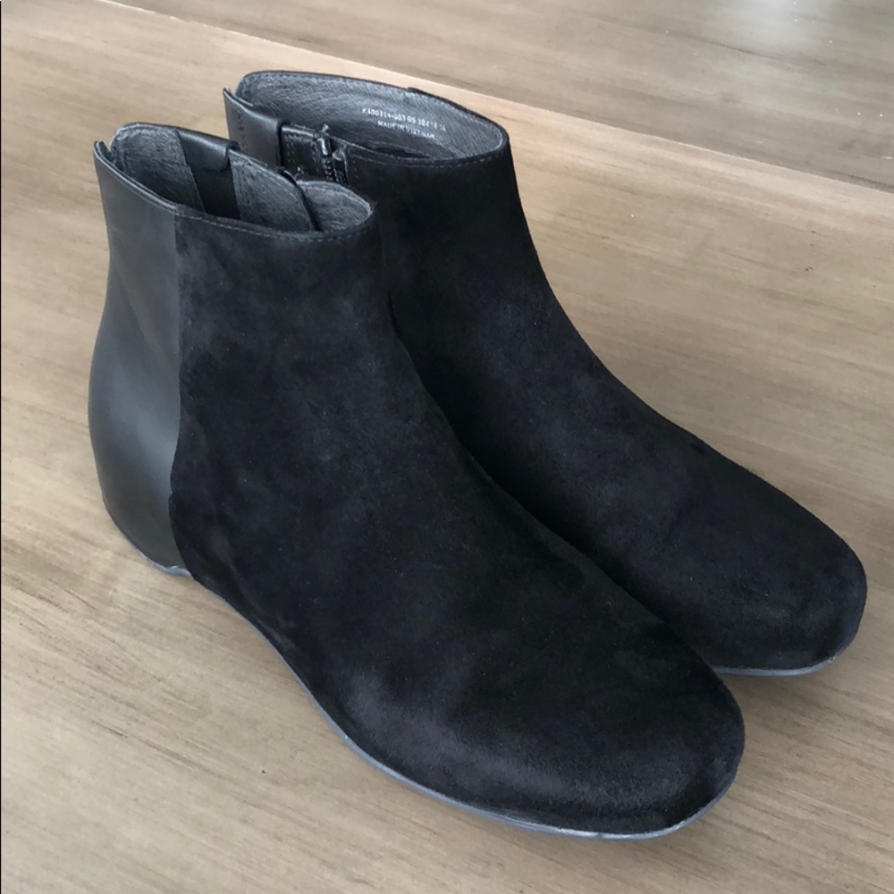 Camper suede and leather booties